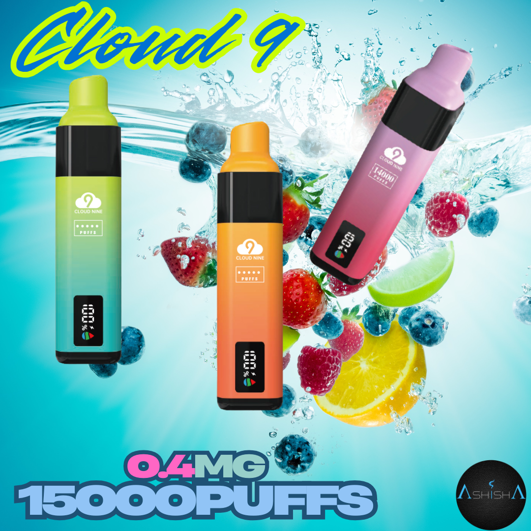 Cloud 9 Shisha Bar 0.4mg nic – Upto 15k DTL