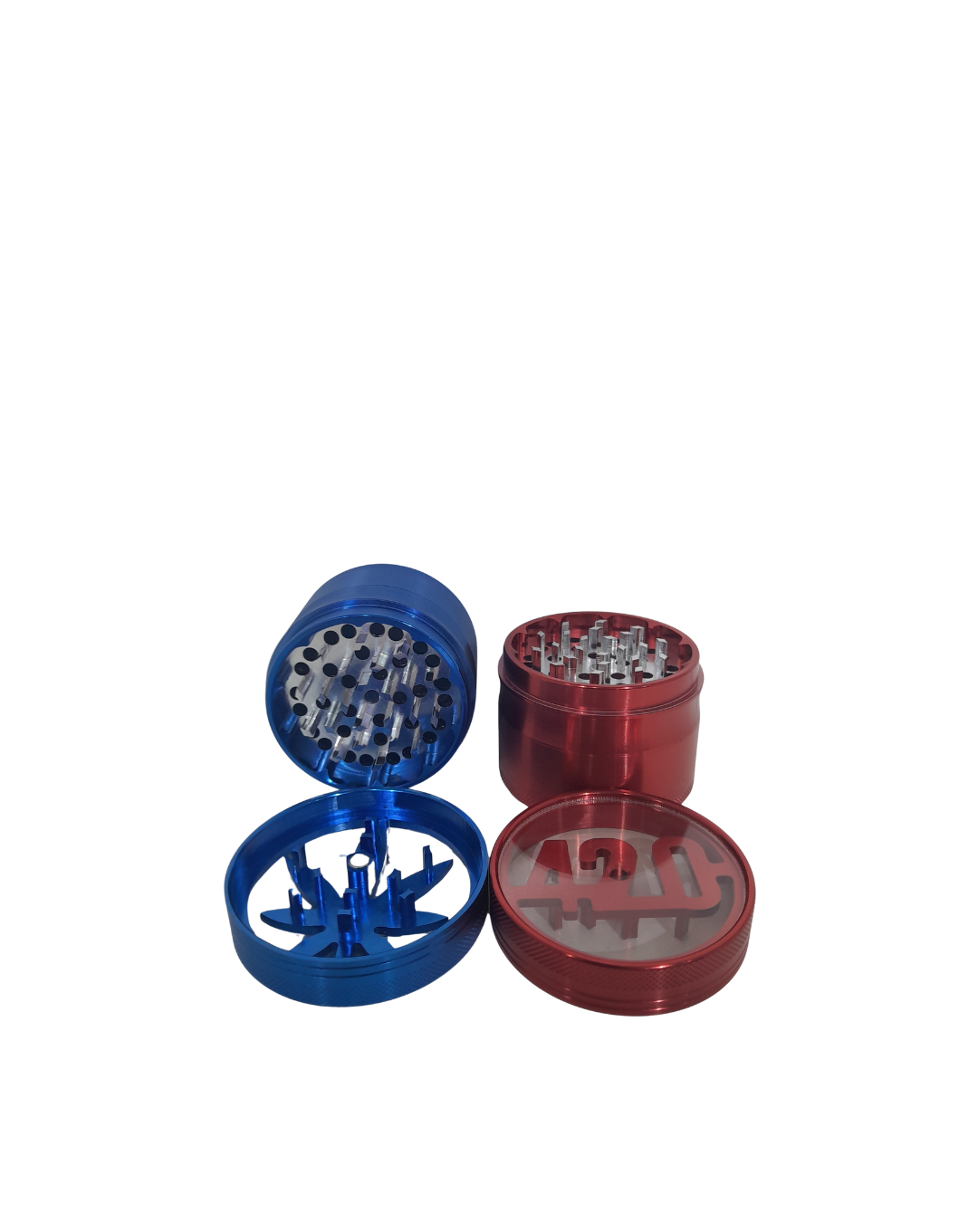 Glass top grinder large