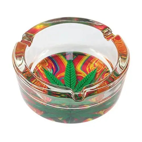 Rasta Ashtray Round