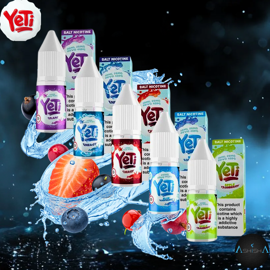 YETI NIC SALTS VAPE JUICE 50MG (10MLS)