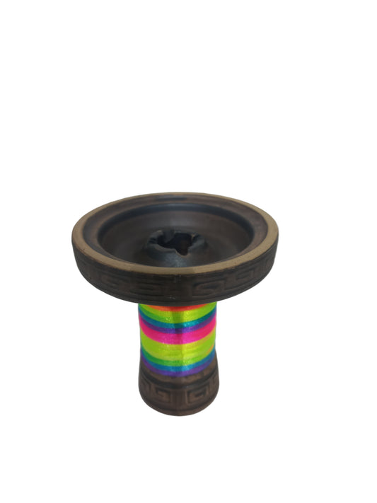 RAINBOW CLAY PHUNNEL HEAD
