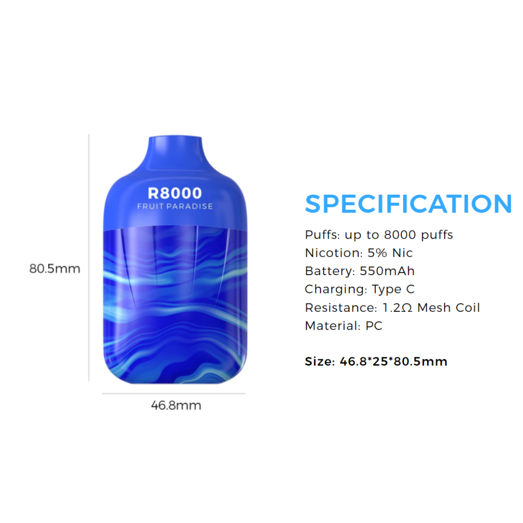 OXBAR Disposable Vapes R8000 Puffs