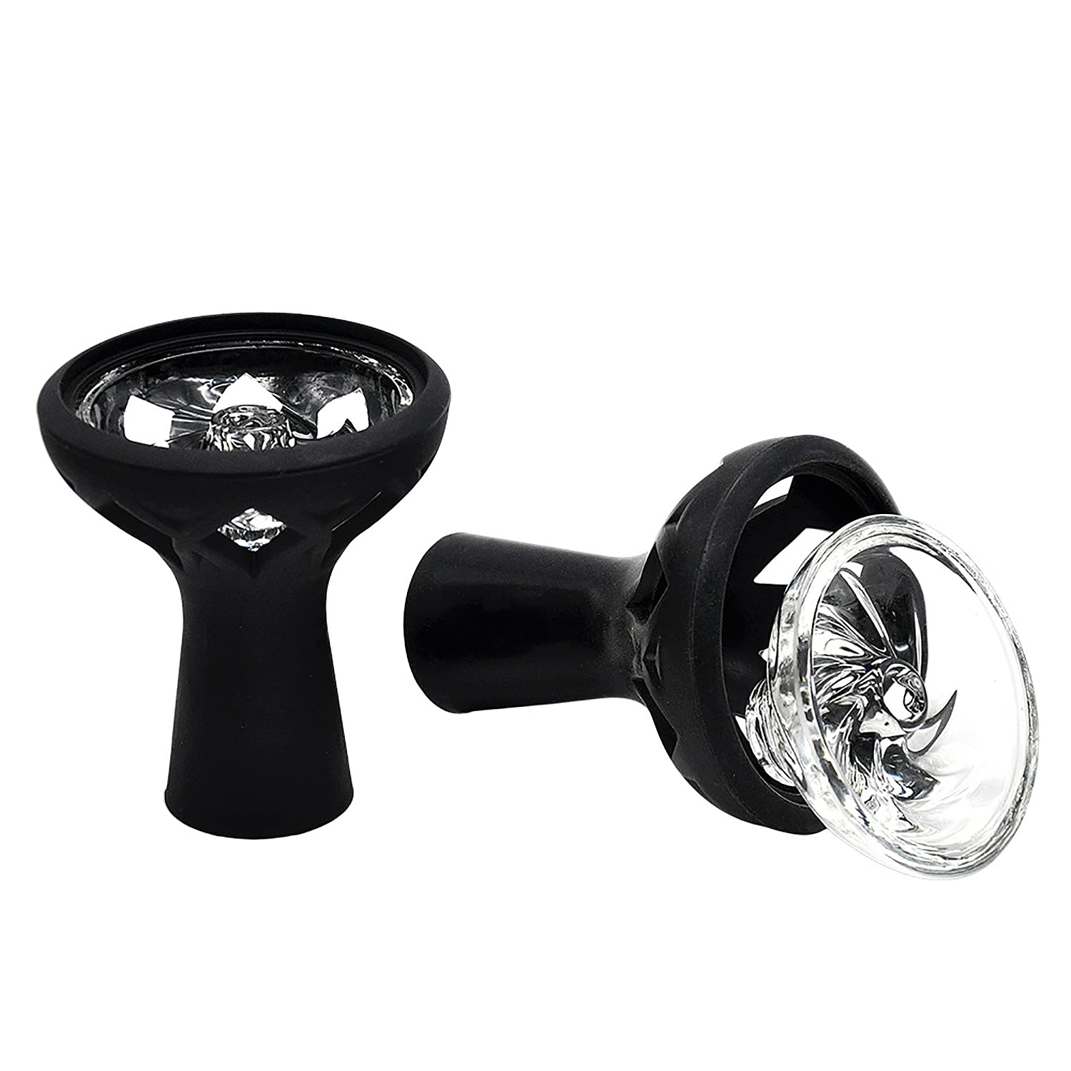 Hookah Bowl Silicone Large with glass - ASHISHA