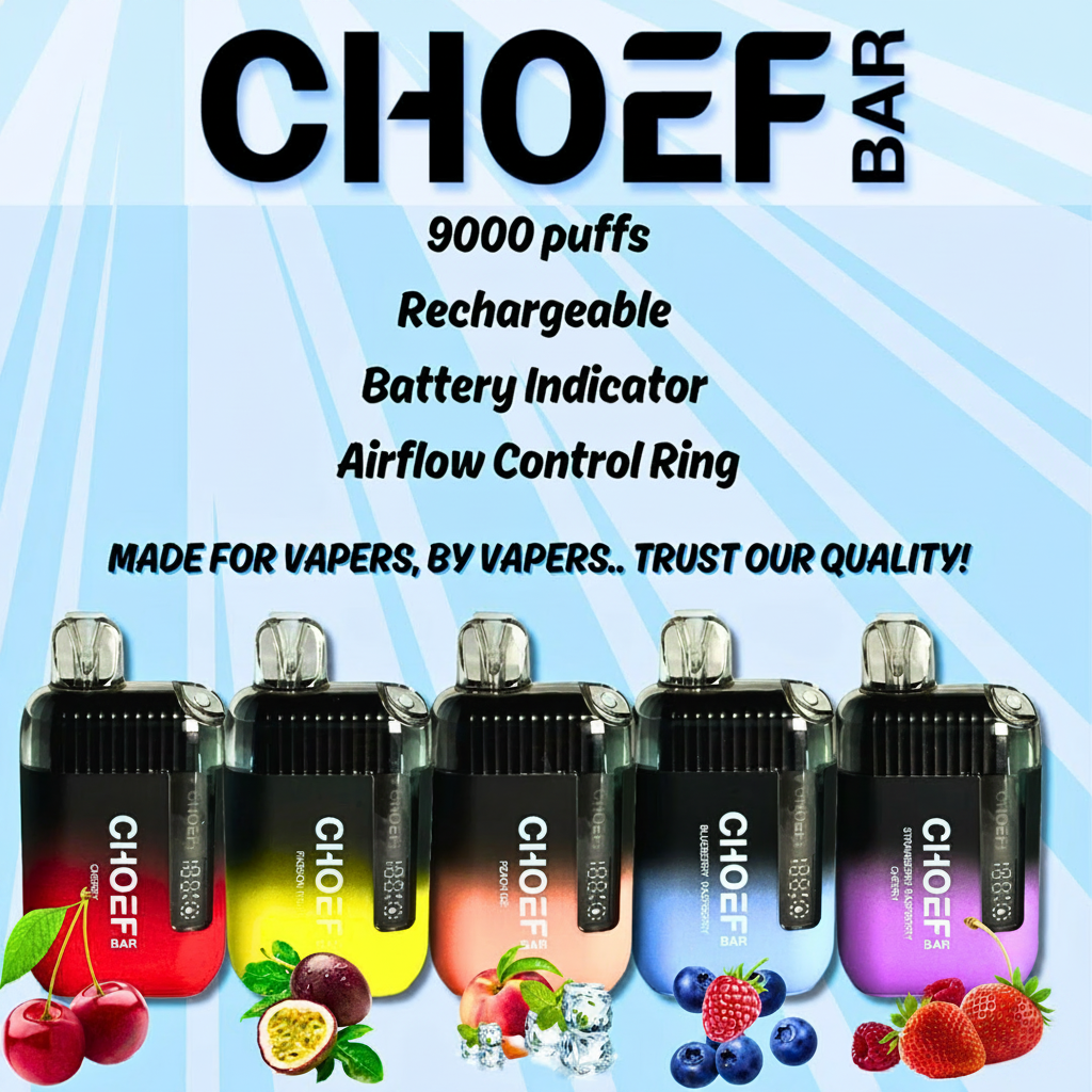 CHOEF BAR 9K PUFFS
