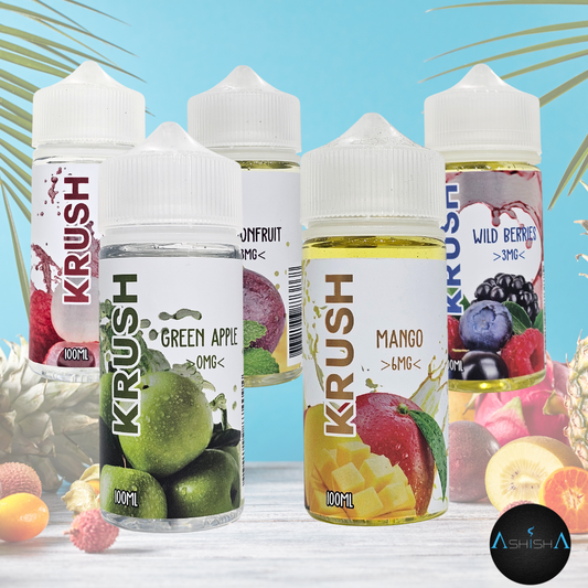KRUSH VAPE JUICE 0MG, 3MG & 6MG (100ML)