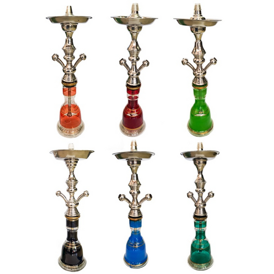 Egyptian Pyramids Hookah - Medium - 3 Pipe