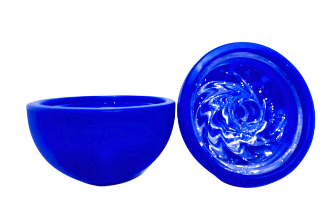 Silicone Ball head with glass