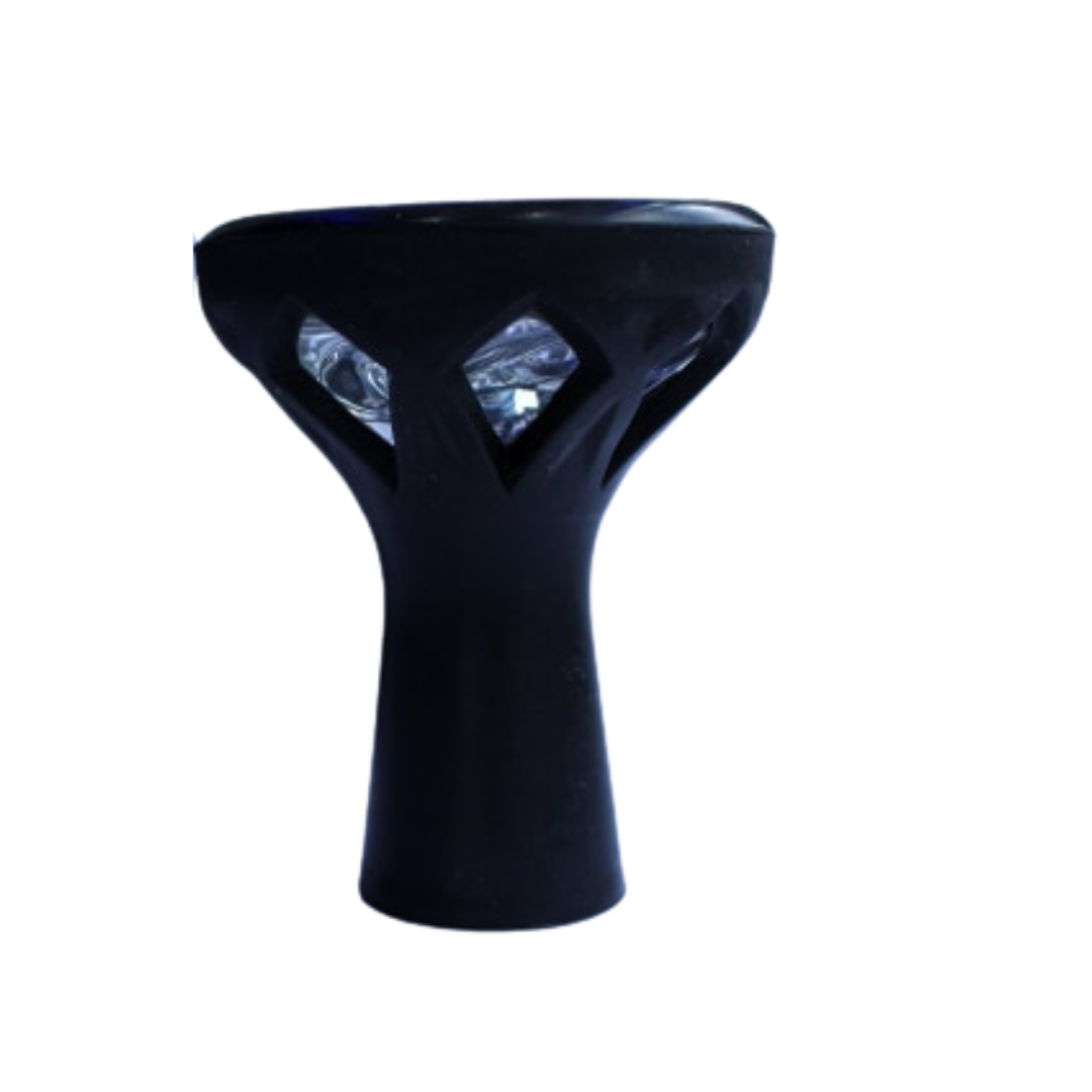 Hookah Bowl Silicone Large with glass - ASHISHA